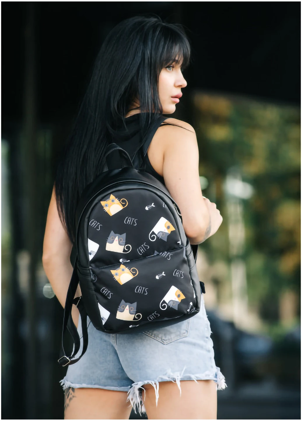 Женский рюкзак Dali BQH 35х25х12 см Sambag (254595474)