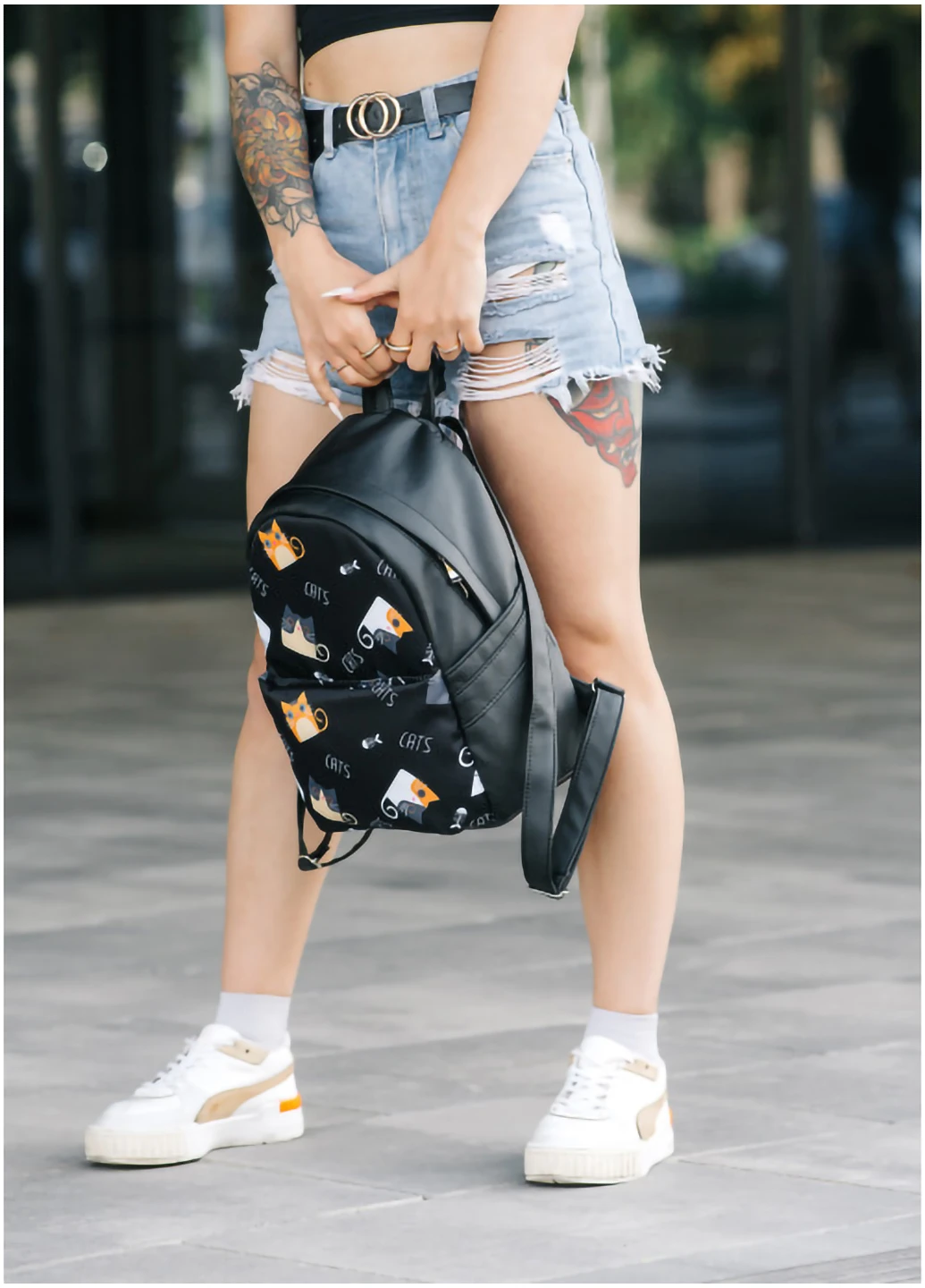 Женский рюкзак Dali BQH 35х25х12 см Sambag (254595474)