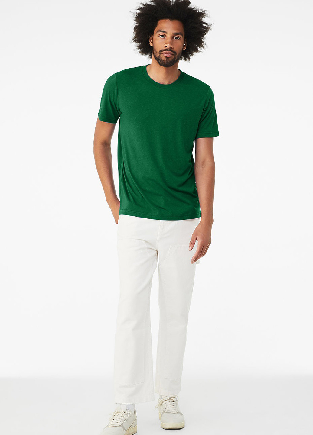 Зеленая футболка Canvas