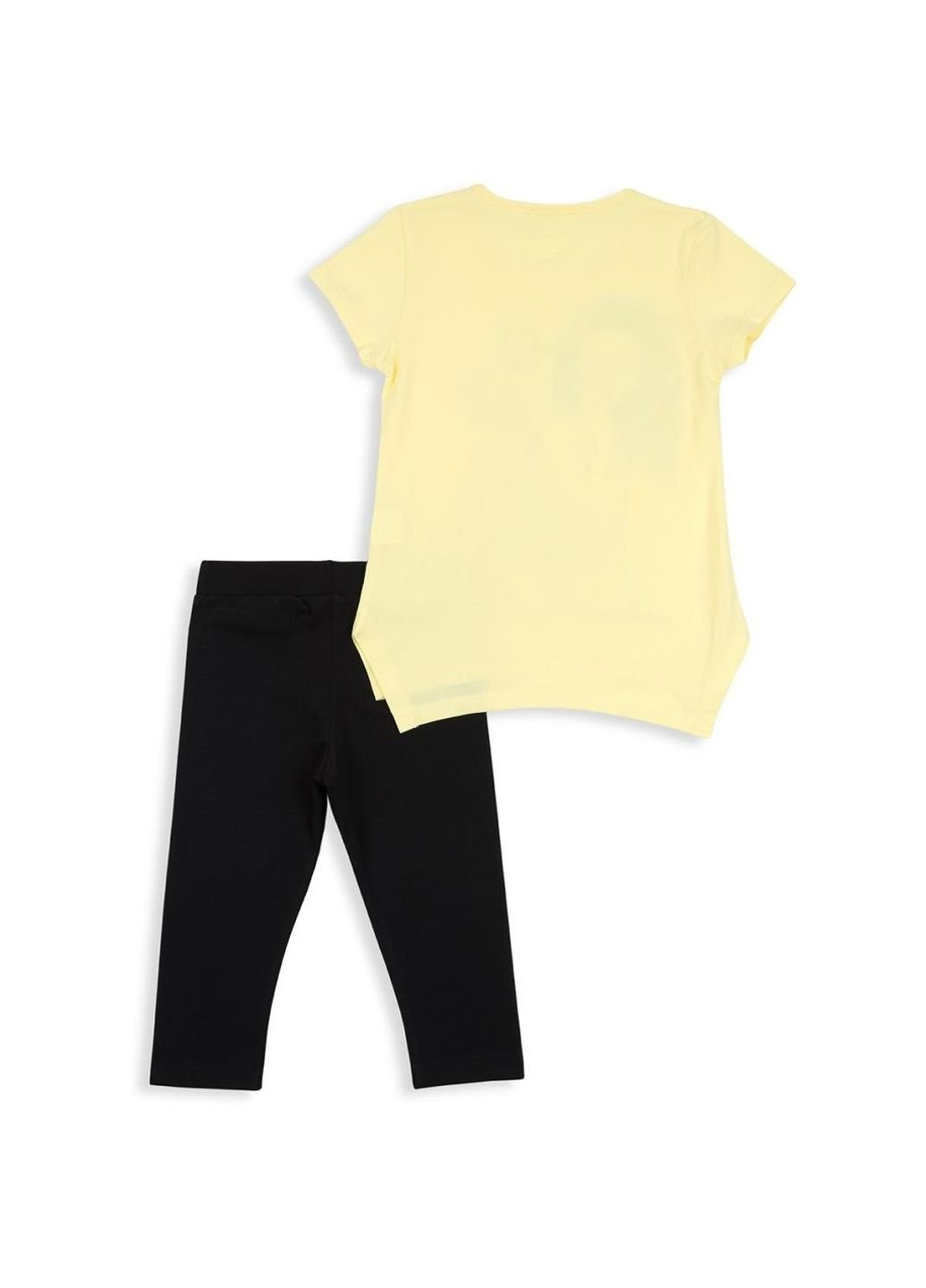 Жовтий літній костюм десткий з дівчинкою (12087-128g-yellow) Breeze