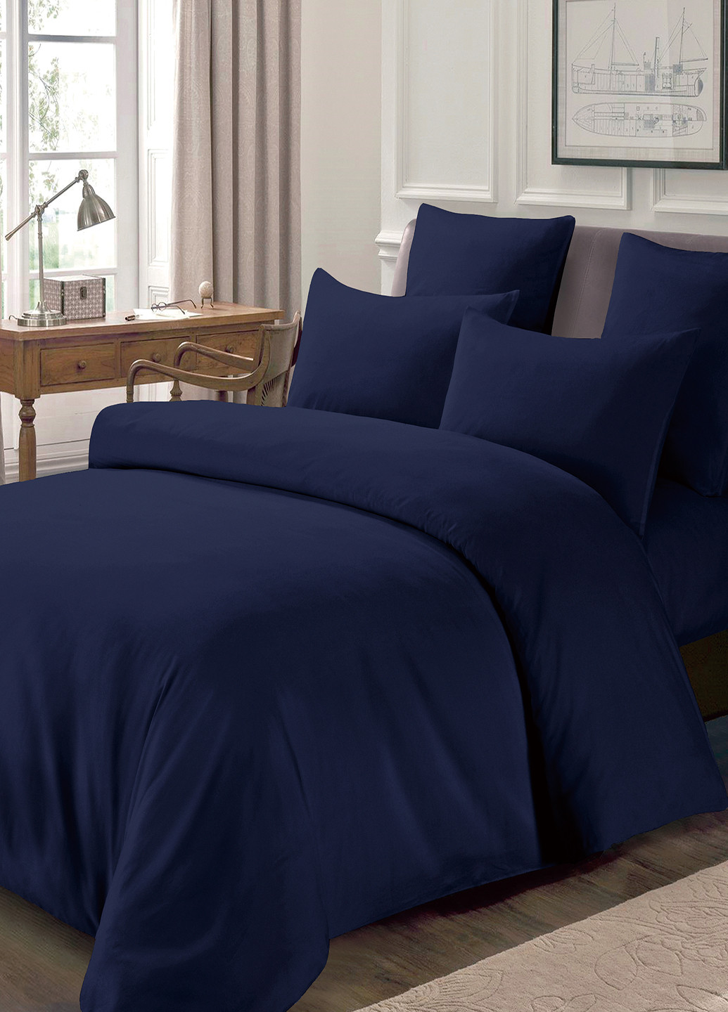 КПБ ПОЛИСАТИН евро 32 синий Love You (212363208)