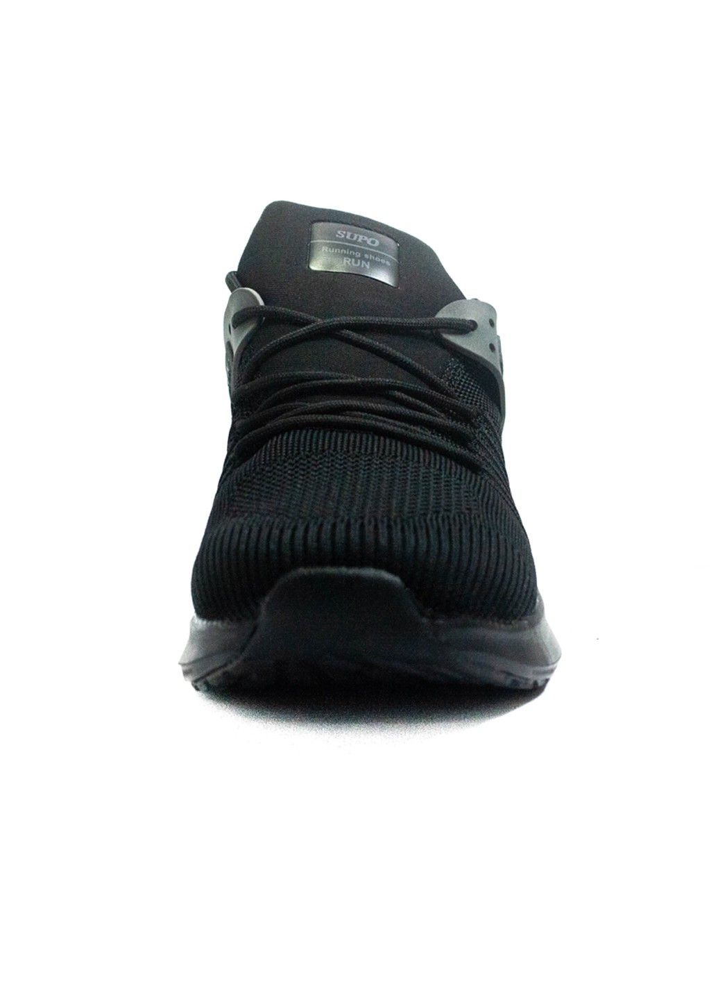 Черные демисезонные кроссовки Supo
