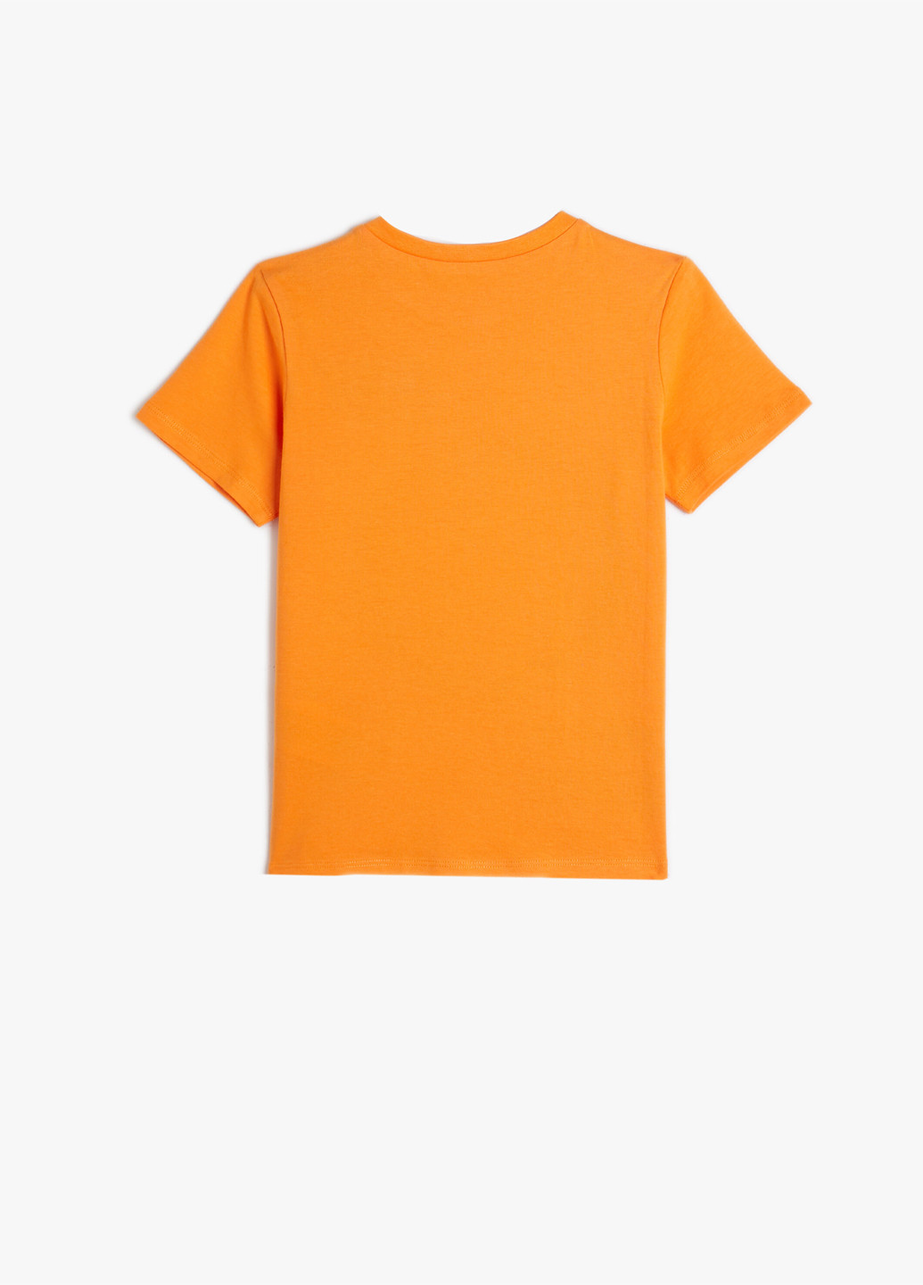 Оранжевая летняя футболка KOTON