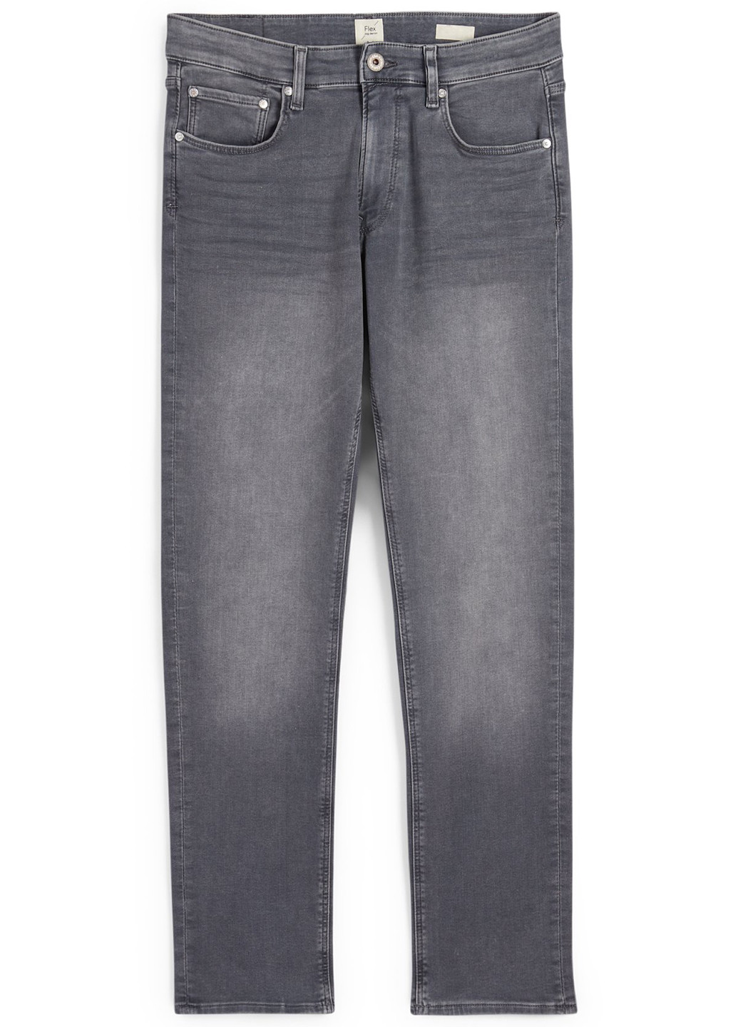 Серые демисезонные зауженные джинсы C&A