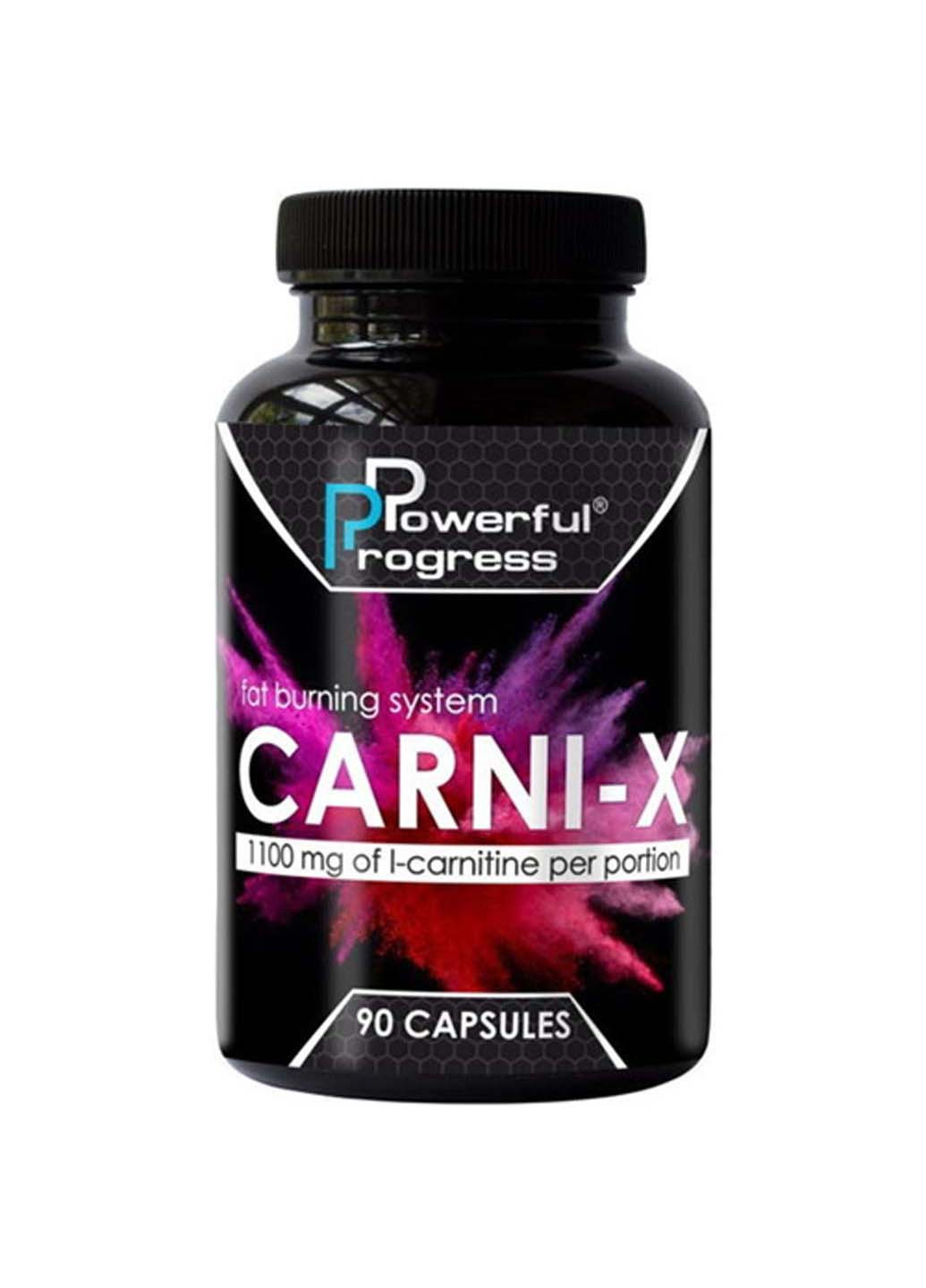 Жиросжигатель для спорта Carni-X 90 Caps Powerful Progress (253427687)