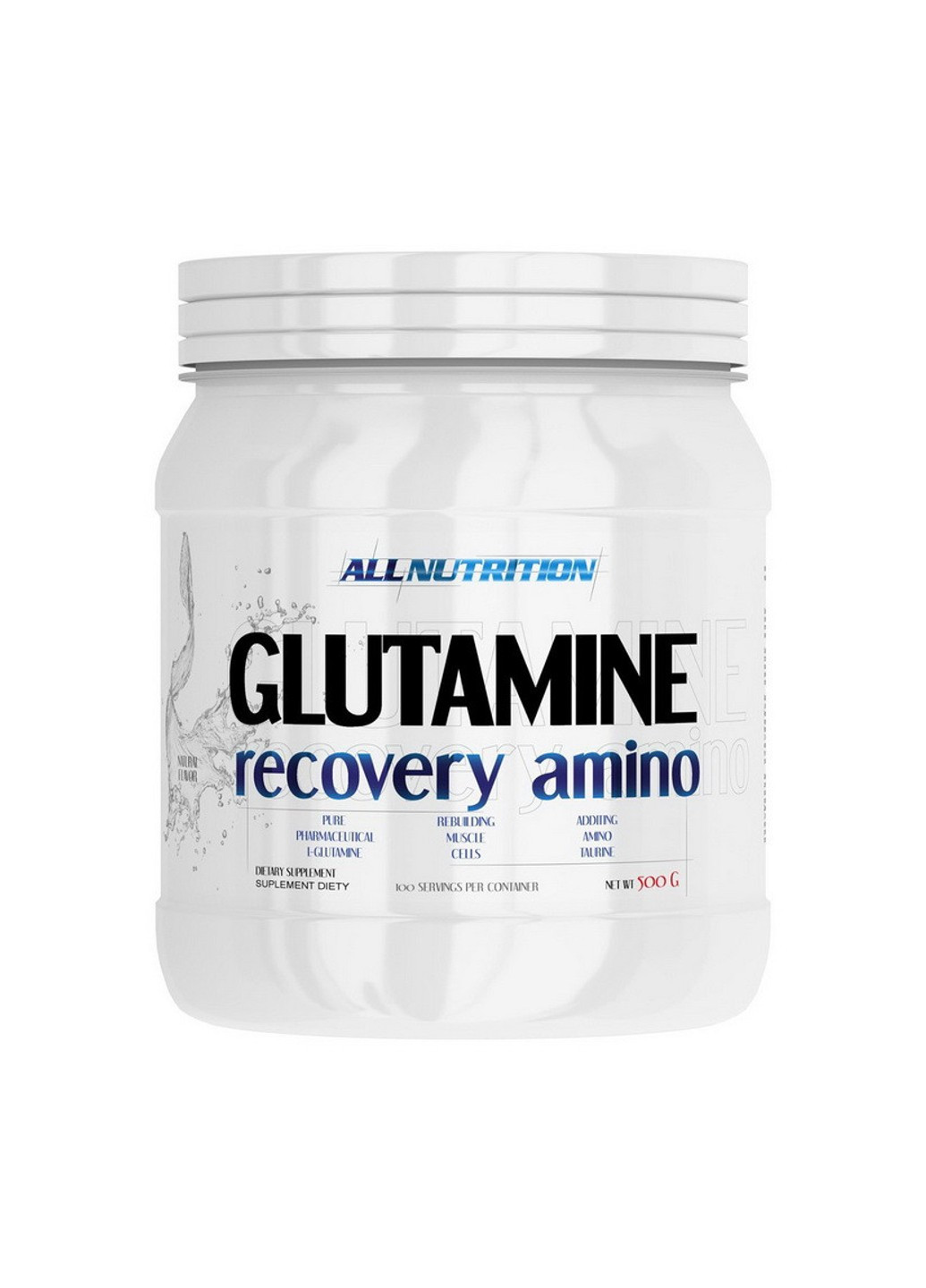 Глютамін All Nutrition Glutamine 500 г алл Нутришн буз смаку Allnutrition (255363351)