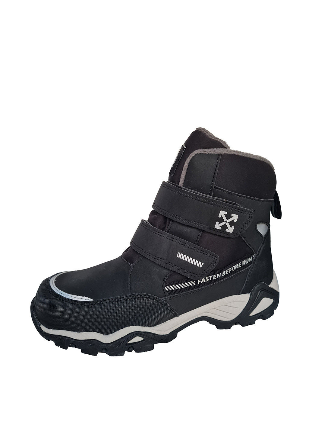 Черные спортивные зимние ботинки B & G