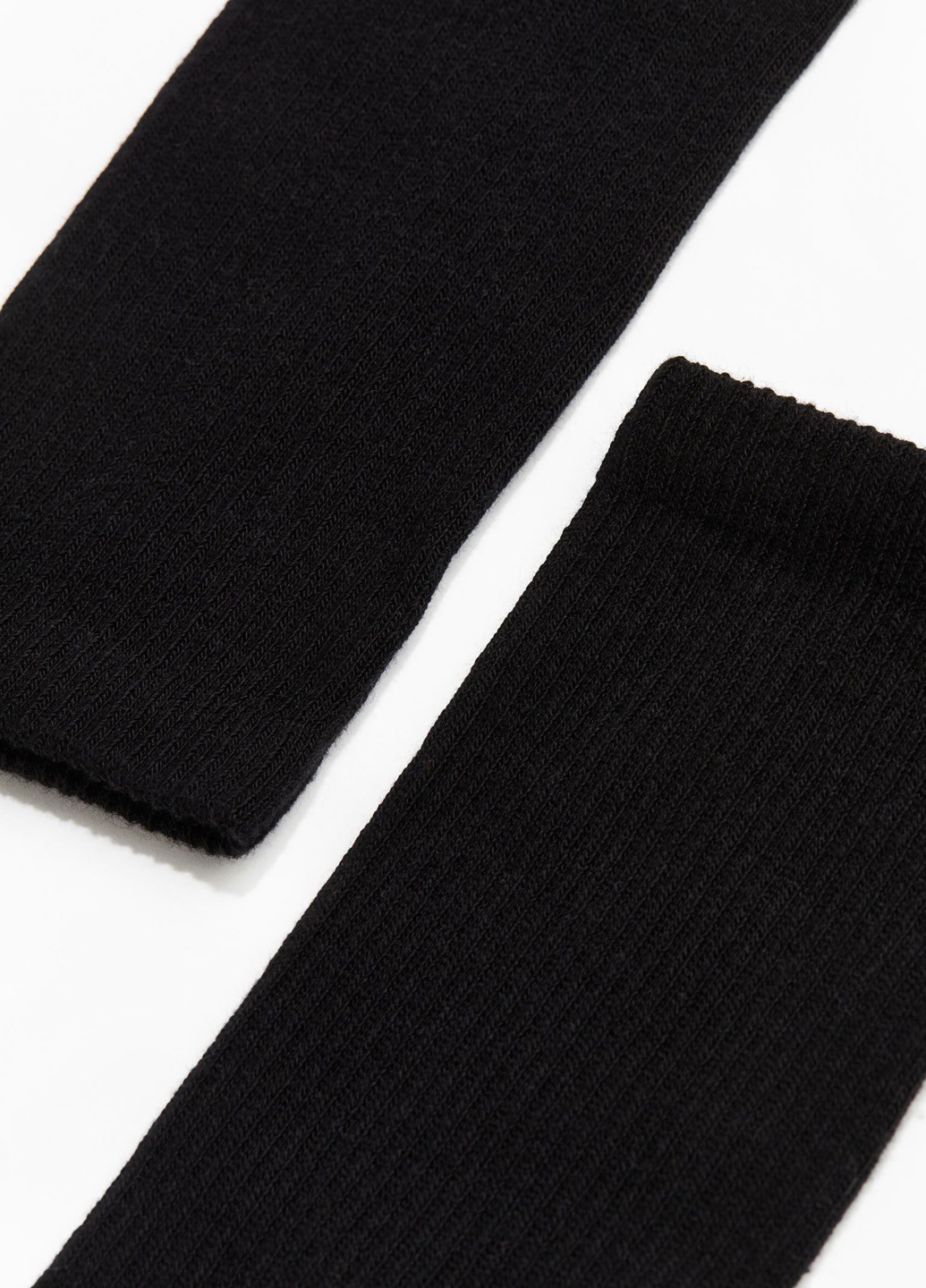 Чёрные носки H&M однотонные (303450882)