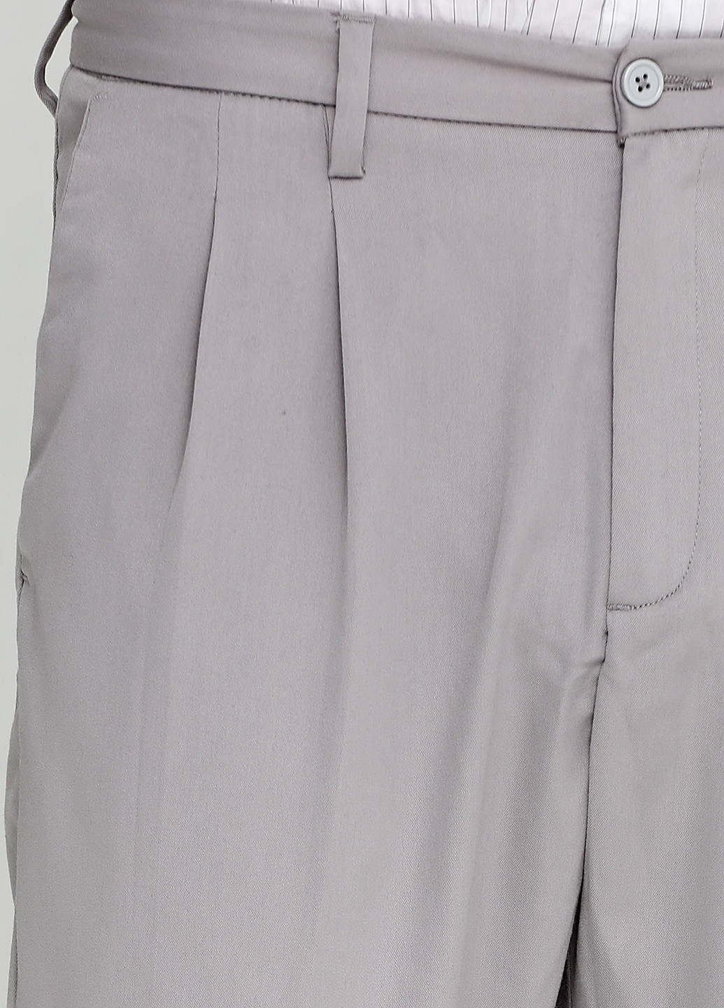 Светло-серые кэжуал демисезонные брюки Calliope