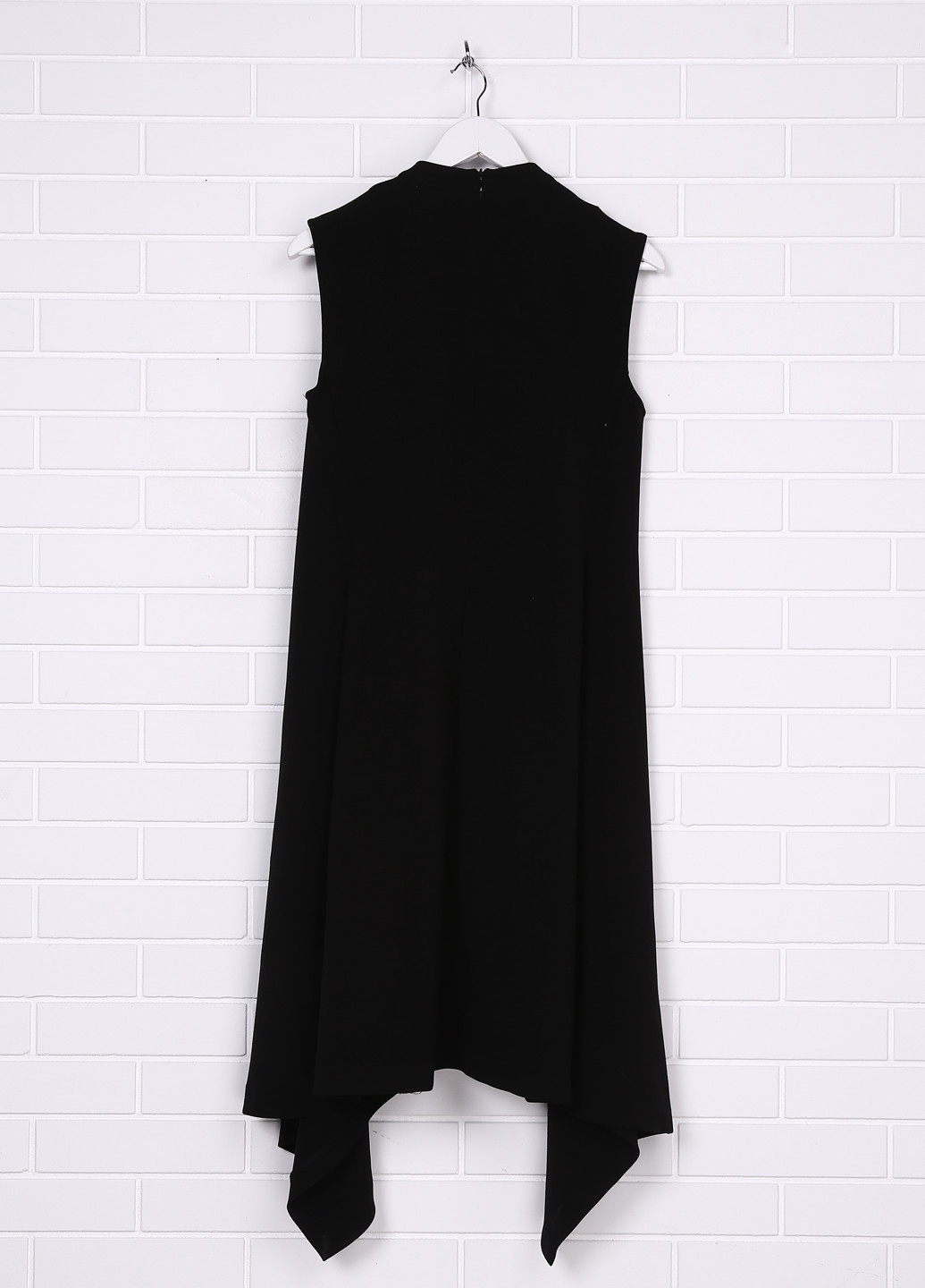 Черное деловое платье клеш Grazia Pi однотонное