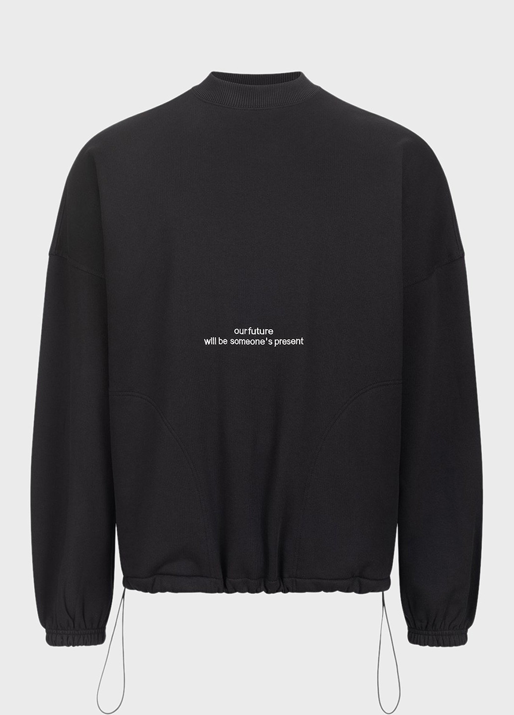 Черный свитшот Preach логотип без декора (332382433)