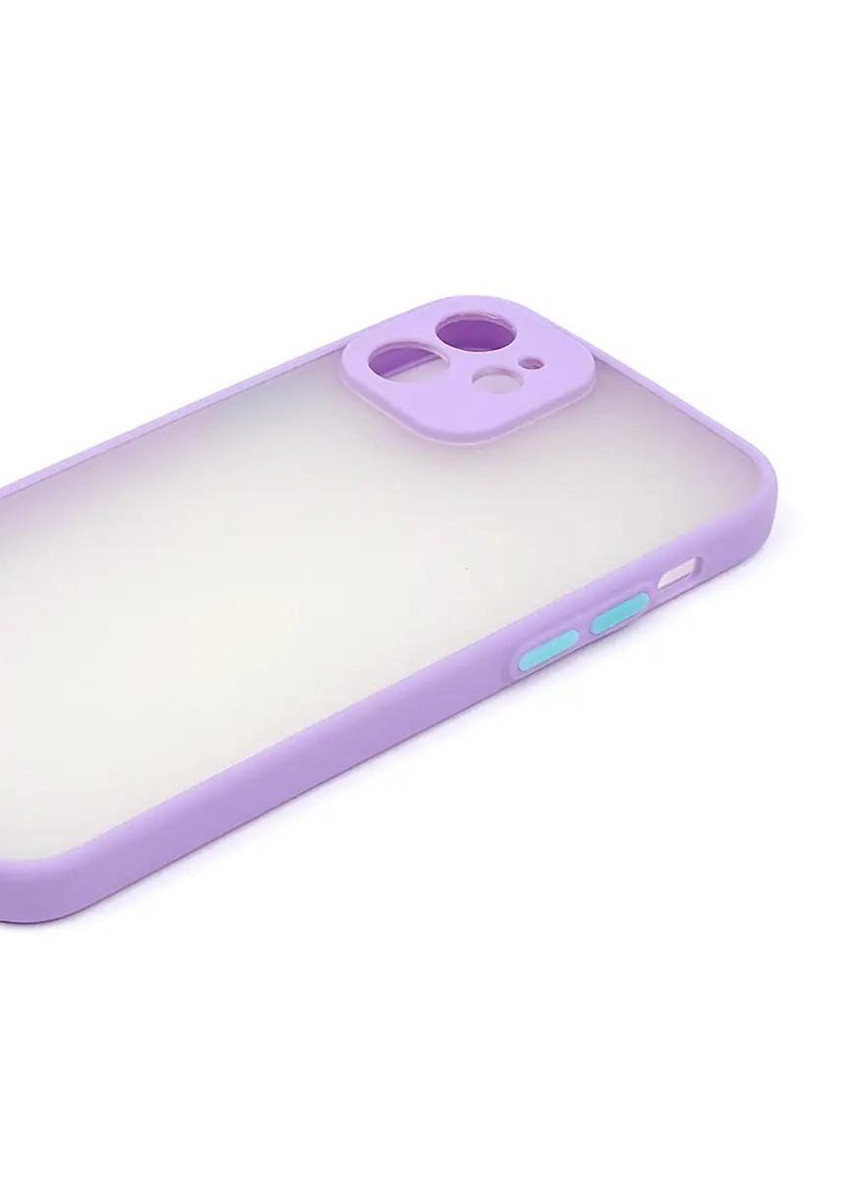Силіконовий Чохол Накладка Avenger Totu Series Separate Camera iPhone 12 Purple No Brand (254091800)