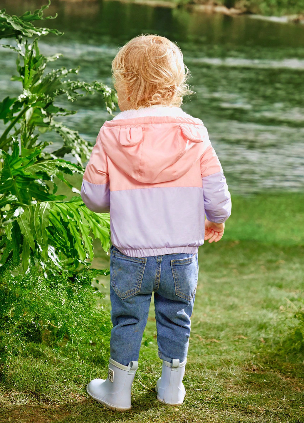 Комбінована демісезонна куртка SHEIN