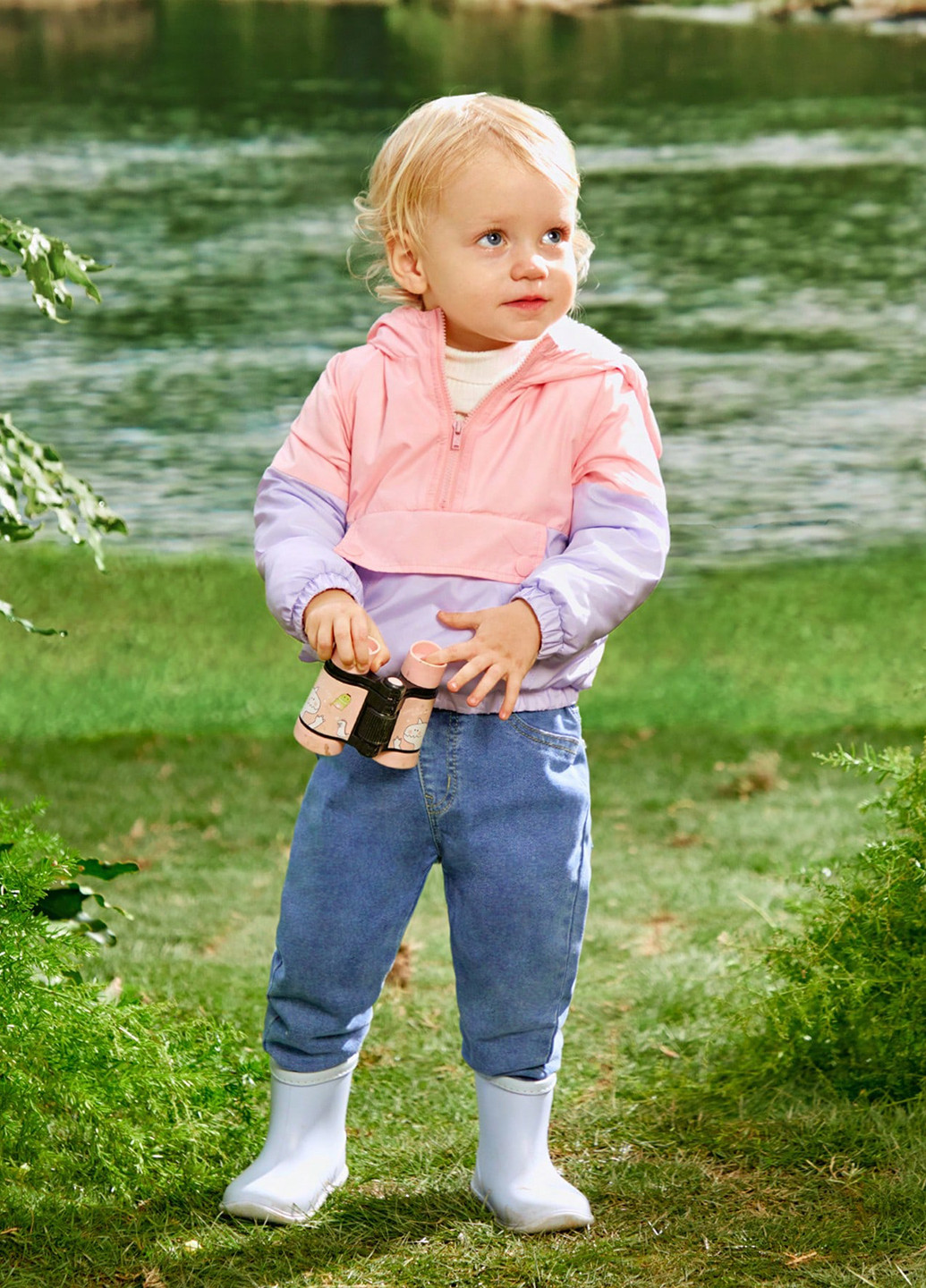 Комбінована демісезонна куртка SHEIN