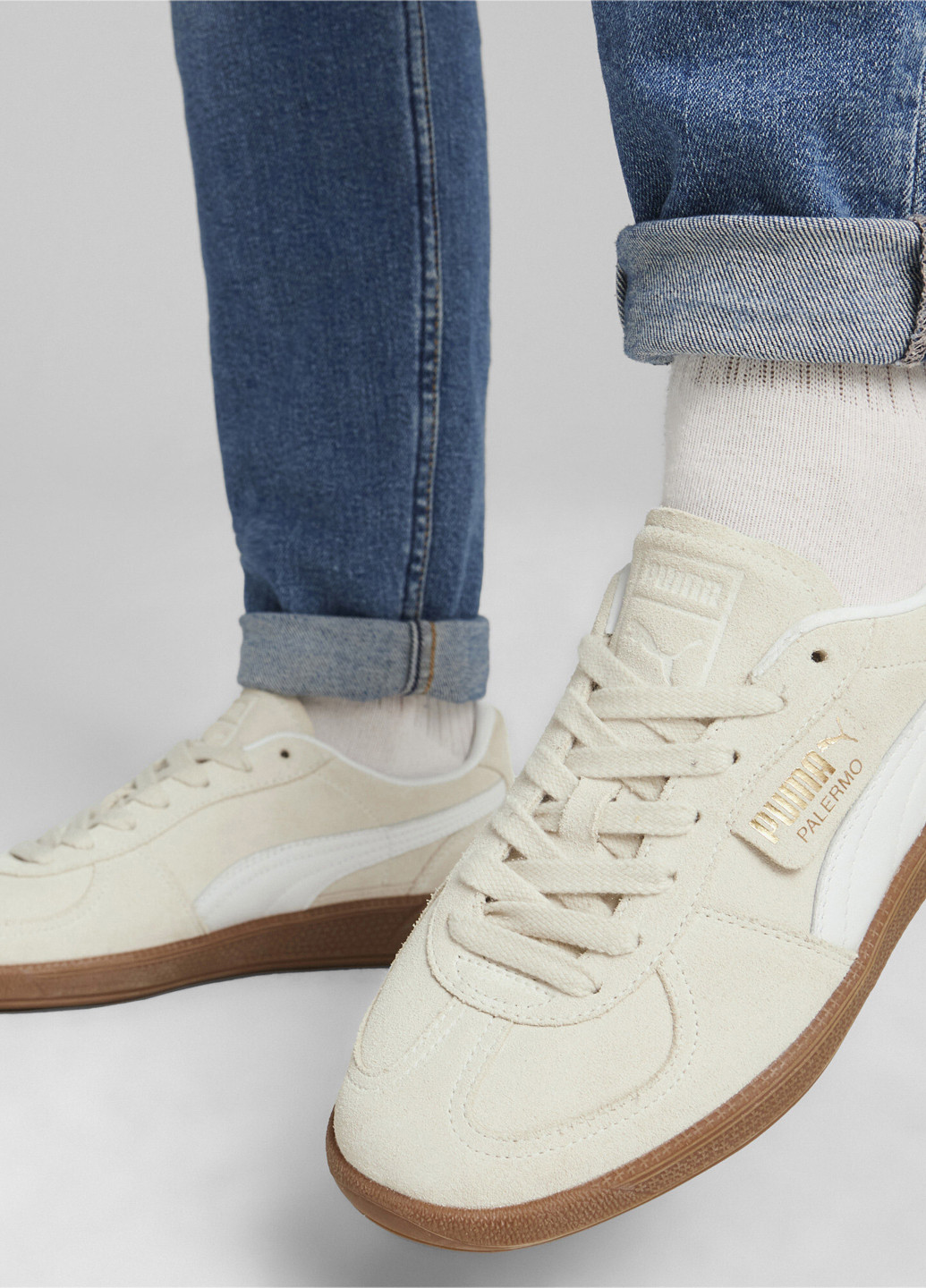 Бежеві всесезонні кросівки Puma PALERMO