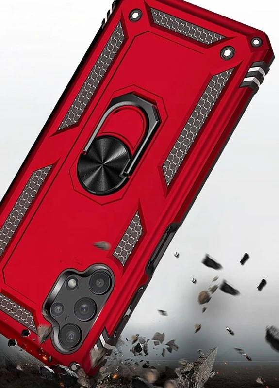 Ударостійкий чохол Serge Ring for Magnet для Samsung Galaxy A72 4G / A72 5G Червоний (is_00000043179_2) Epik (238479678)