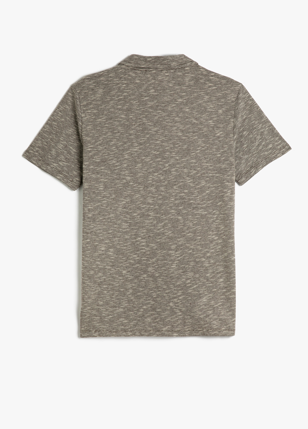 Серо-коричневая футболка-поло для мужчин KOTON меланжевая