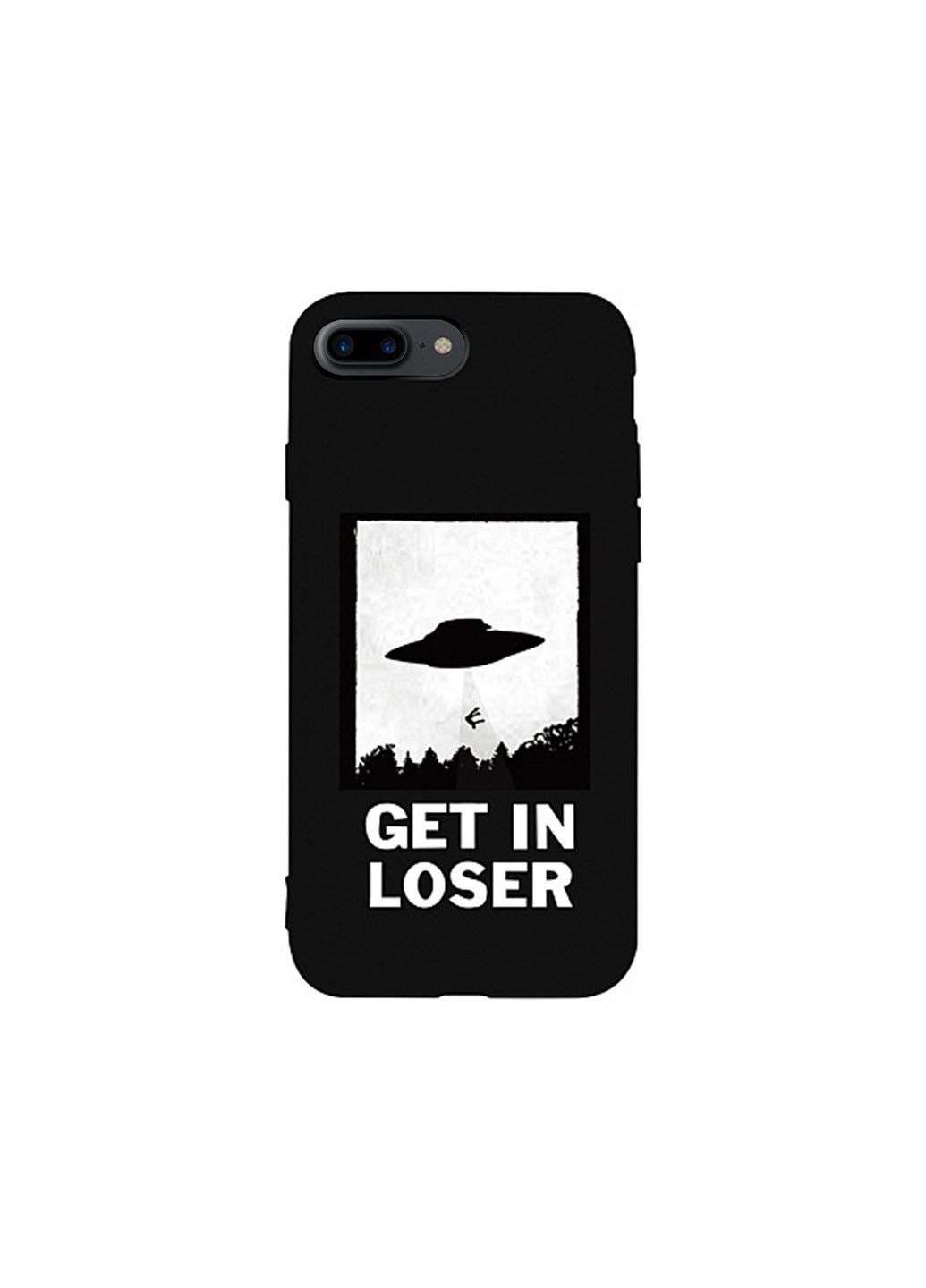 Чехол Matt TPU 2mm Print Case Apple iPhone 7 Plus/8 Plus #18 Ufo Loser Black Toto (243666088)