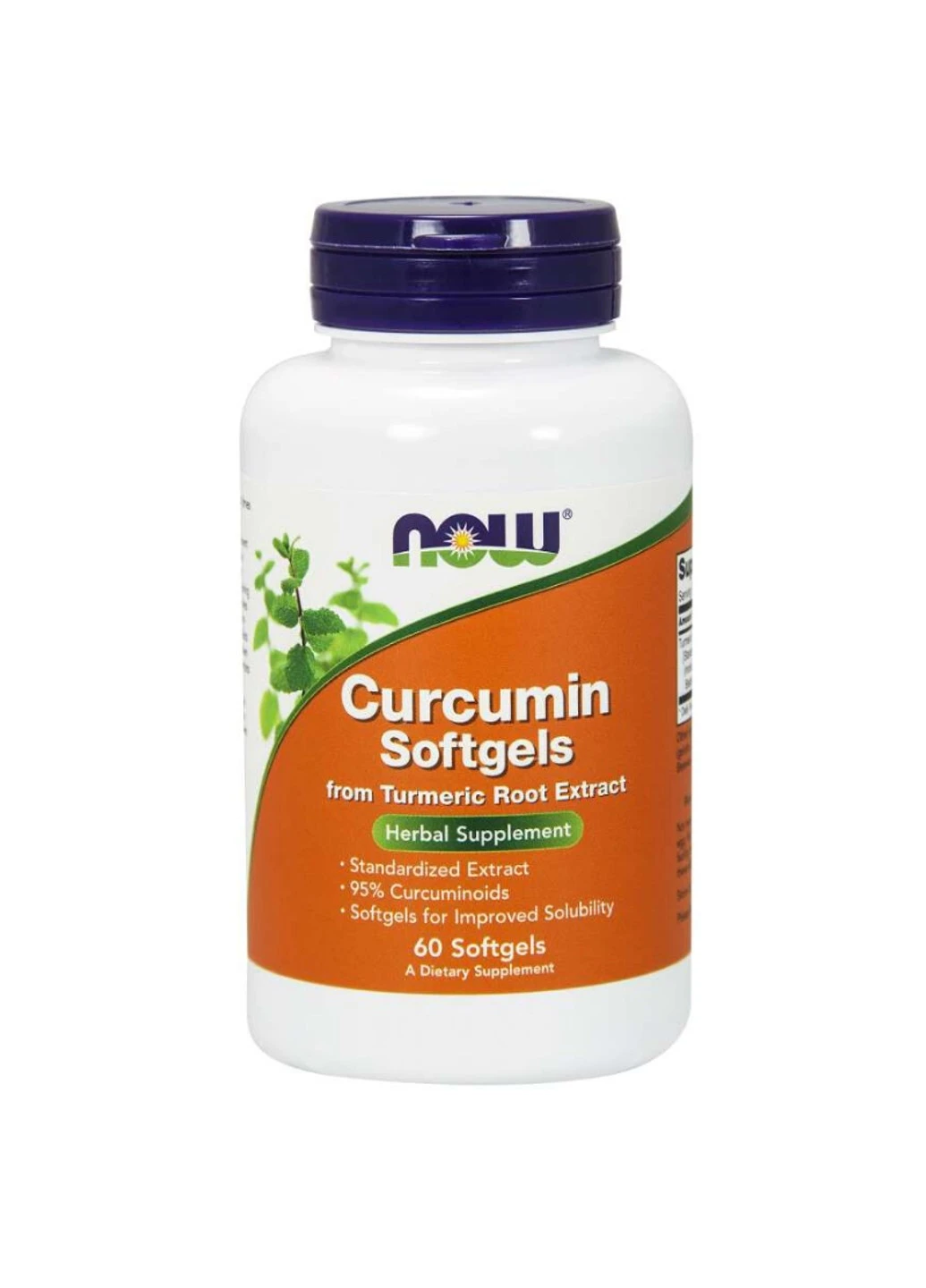 Куркумин Curcumin Softgels 60 капсул Now Foods (255410587)