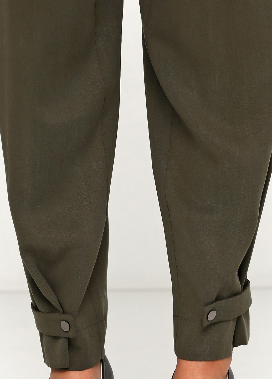 Зеленые кэжуал демисезонные карго брюки BGN