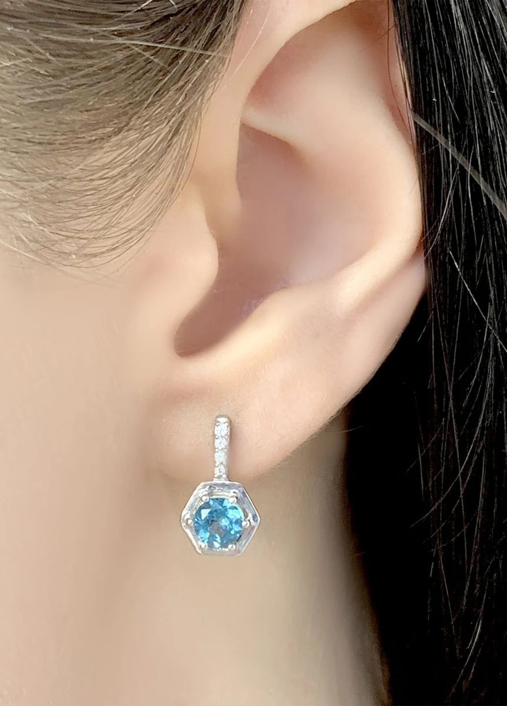Сережки Silver Flame (152533448)