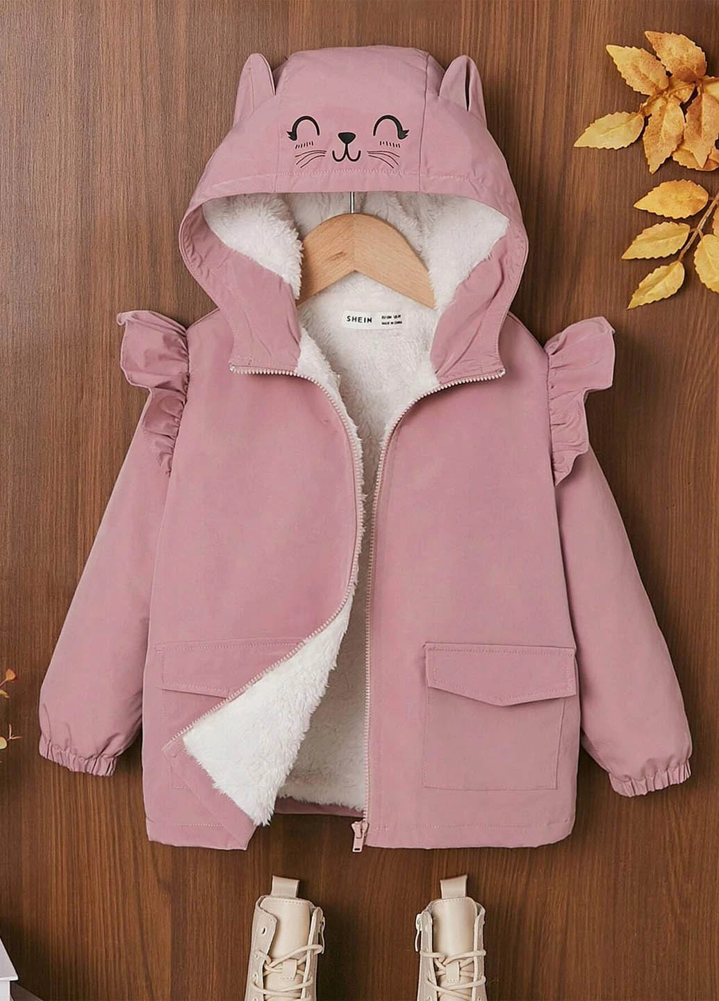 Розовая демисезонная куртка SHEIN