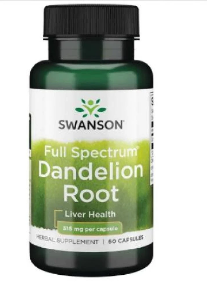 Корінь кульбаби для печінки Dandelion Root 515mg 60caps Swanson (232599946)