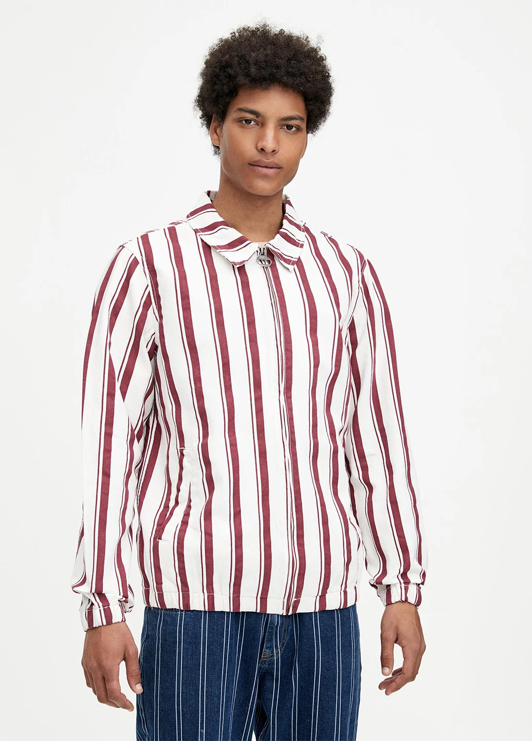 Комбінована демісезонна вітровка Pull & Bear