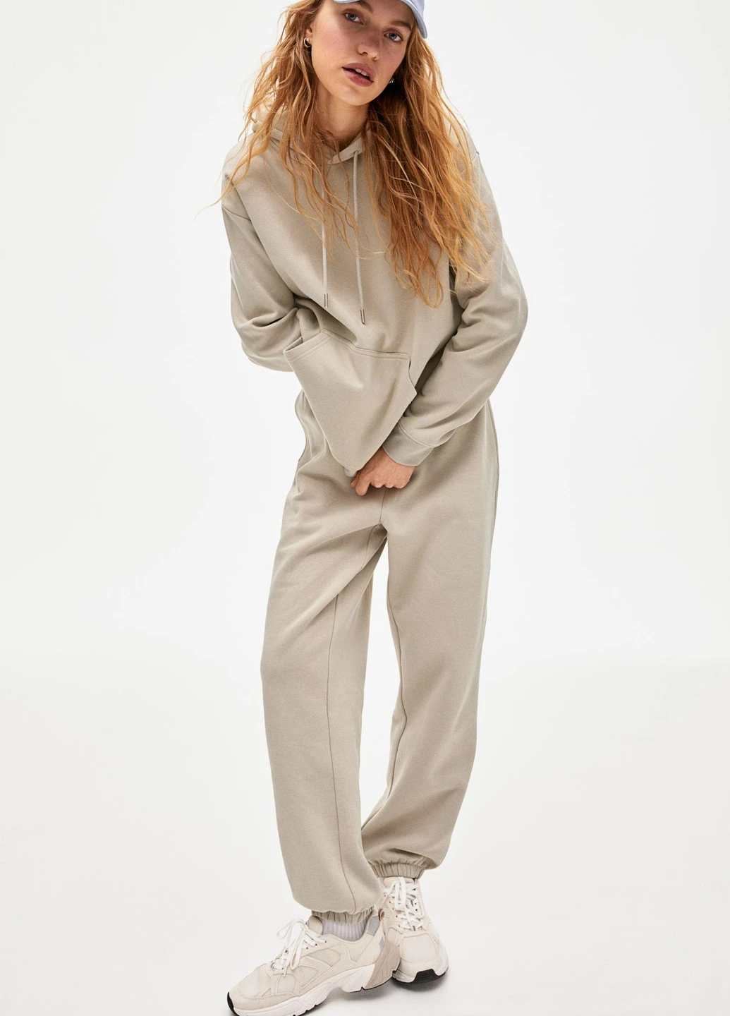 Штани демісезон,бежевий, H&M Basic (255170760)