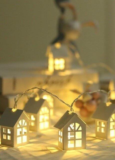 Гирлянда  Домики 10 шт. на батарейках More (253991486)