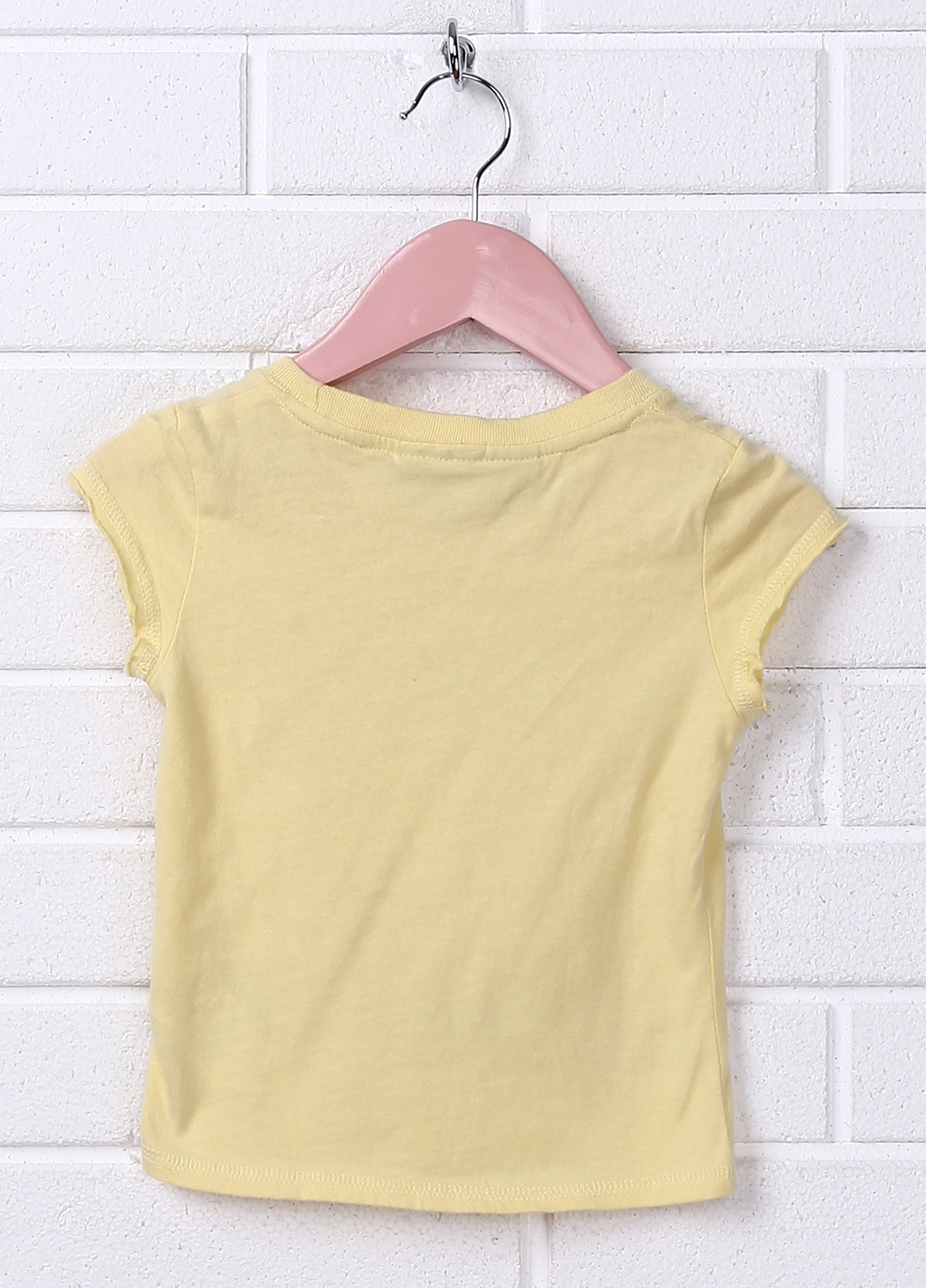 Желтая летняя футболка с коротким рукавом Aggresive