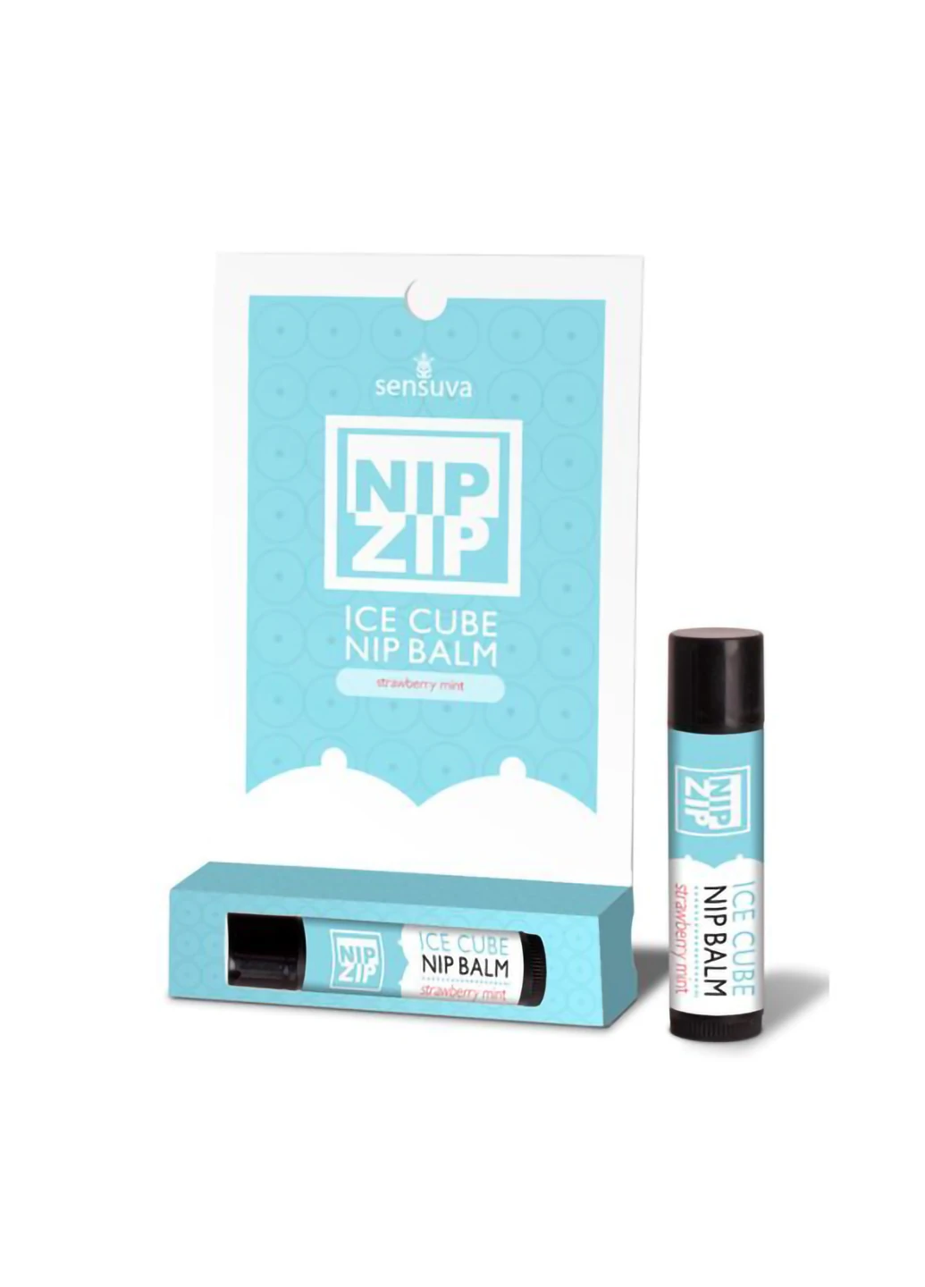 Стимулюючий бальзам для сосків - Nip Zip Strawberry Mint (4 г) охолодний Sensuva (254151981)