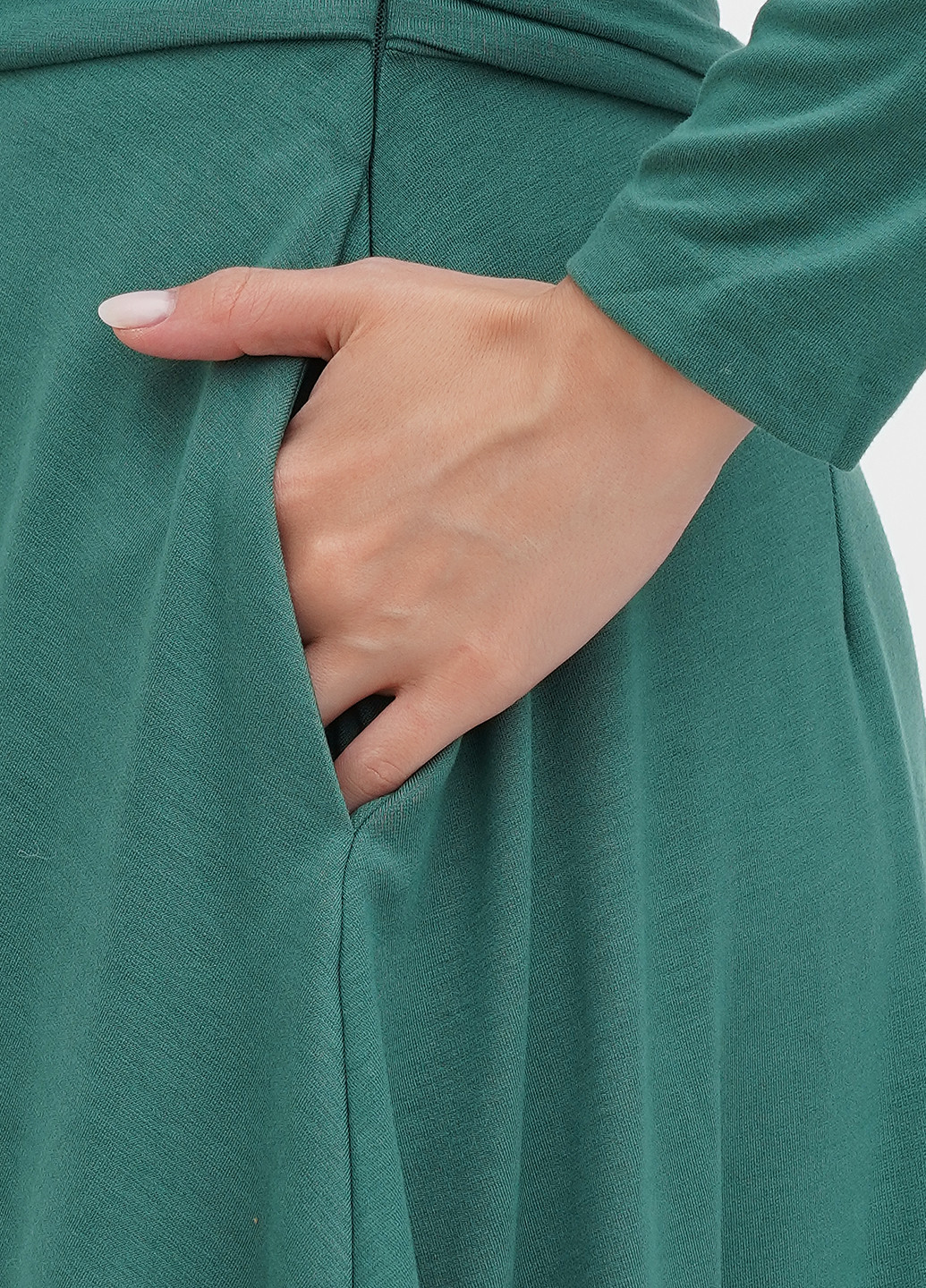 Світло-зелена кежуал сукня кльош Boden однотонна