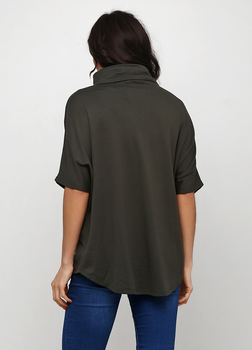 Оливковая (хаки) демисезонная блуза New Look