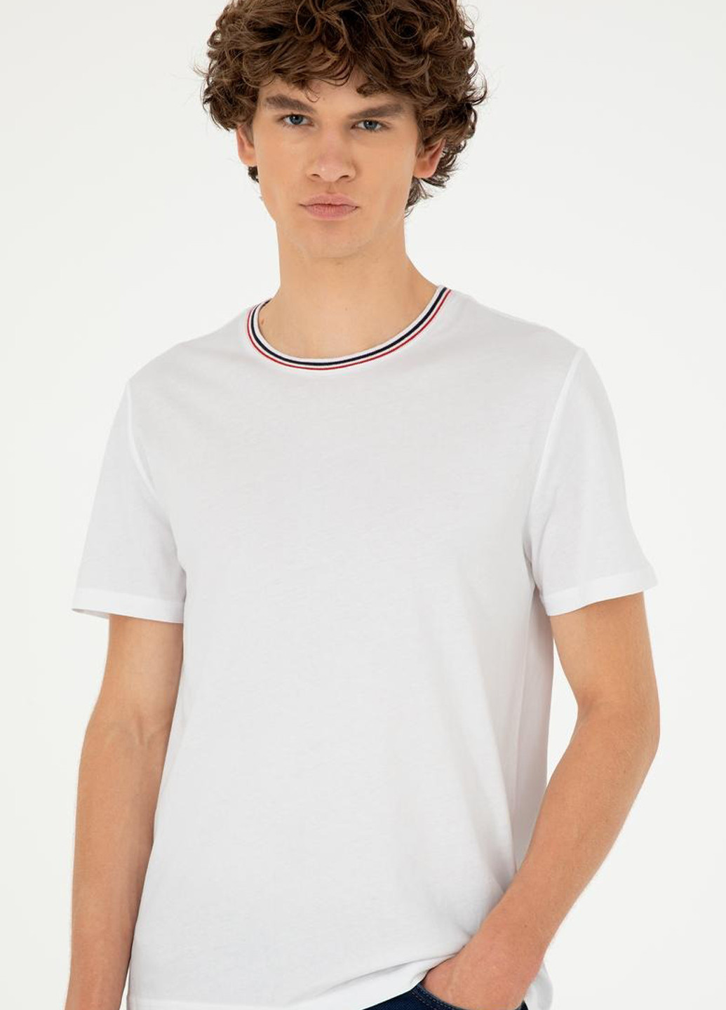 Белая футболка U.S. Polo Assn.