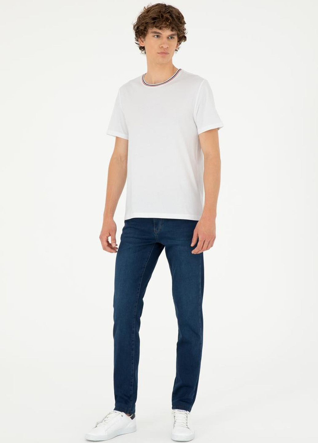 Белая футболка U.S. Polo Assn.