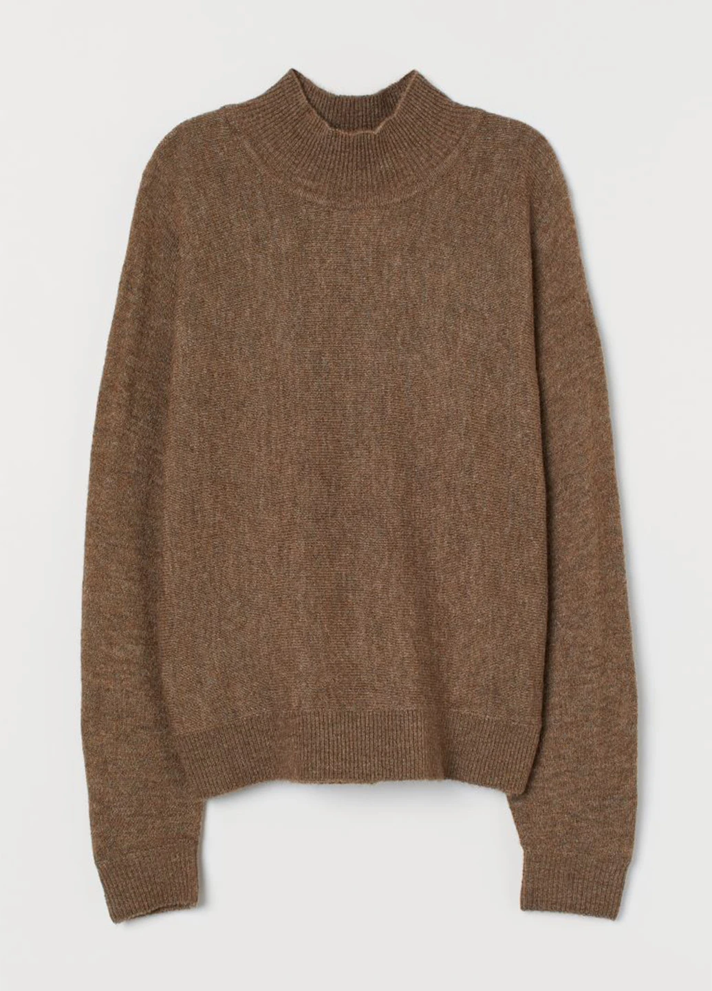 Темно-коричневый демисезонный свитер H&M