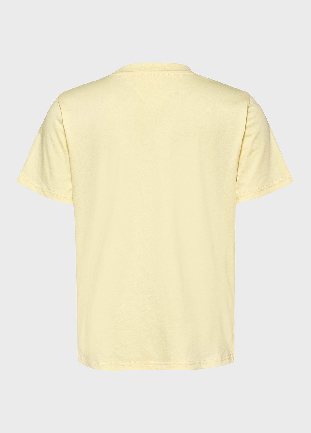 Желтая летняя футболка Tommy Jeans