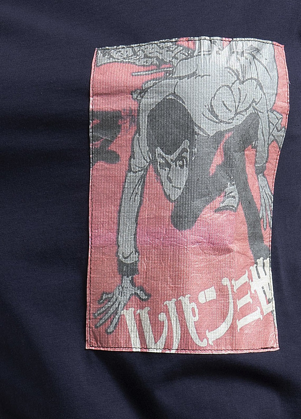 Темно-синя футболка з принтом Lupin Ko Samui - (250382484)