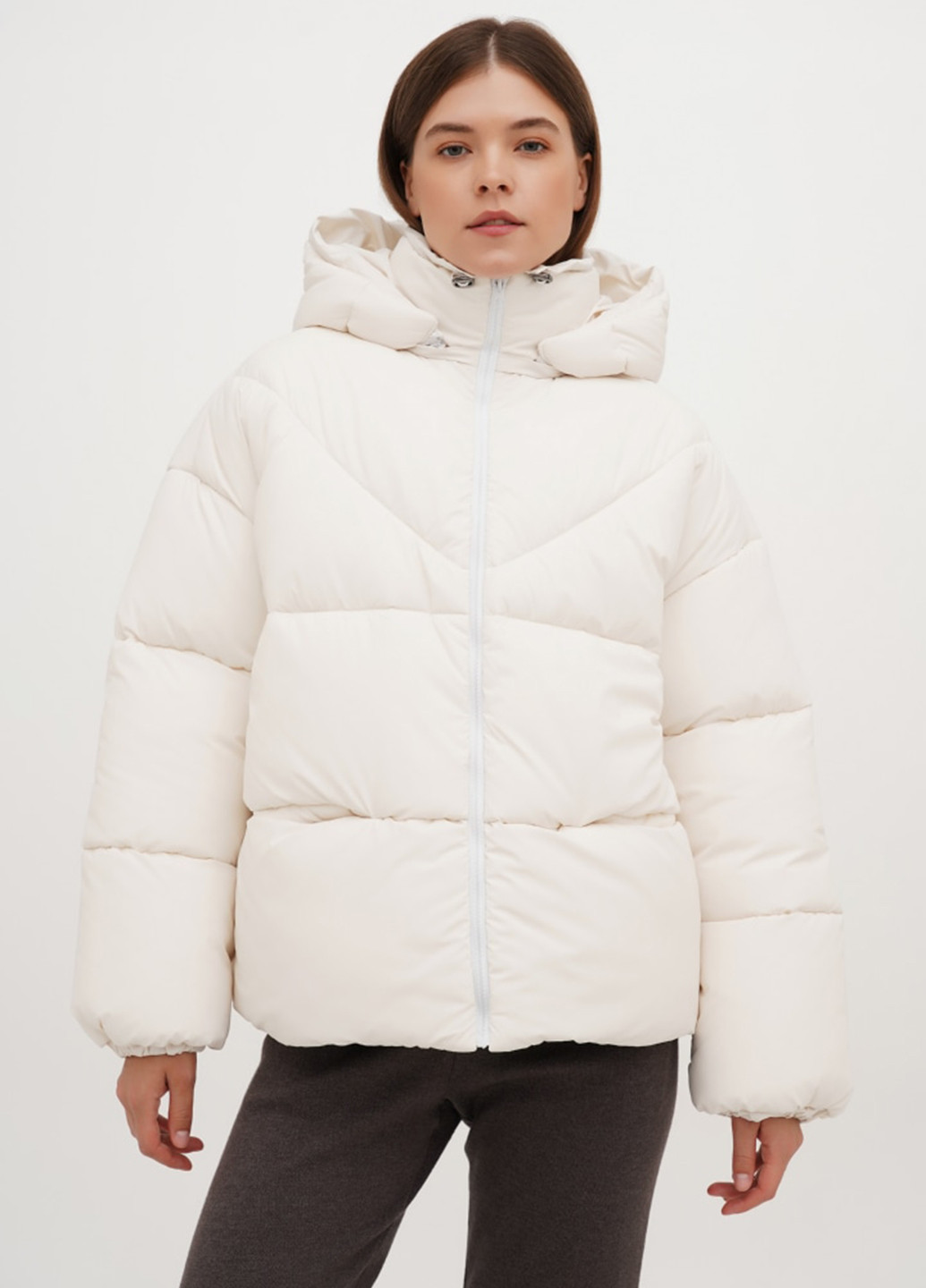 Молочный зимний Пуховик ESSME