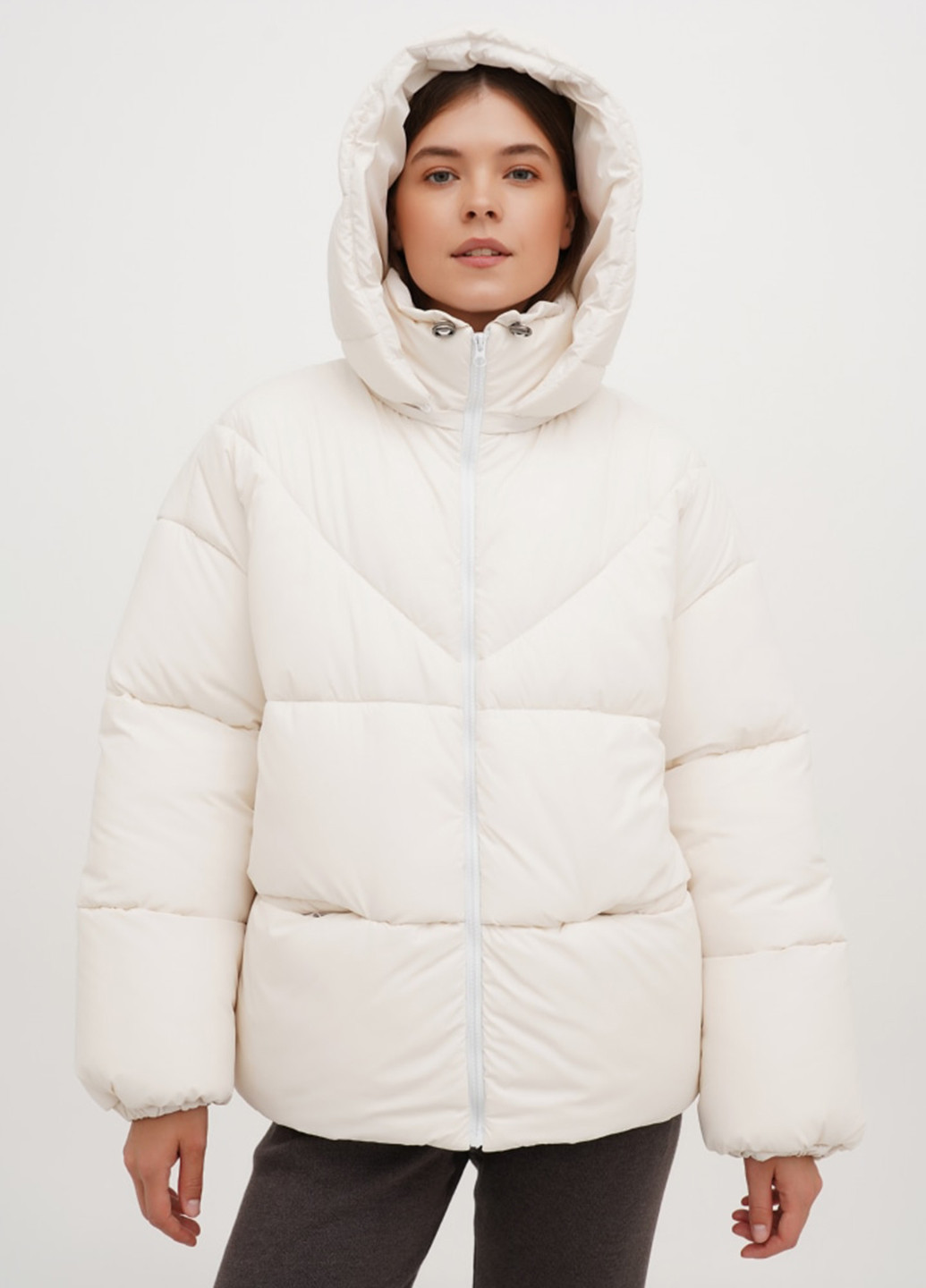 Молочный зимний Пуховик ESSME
