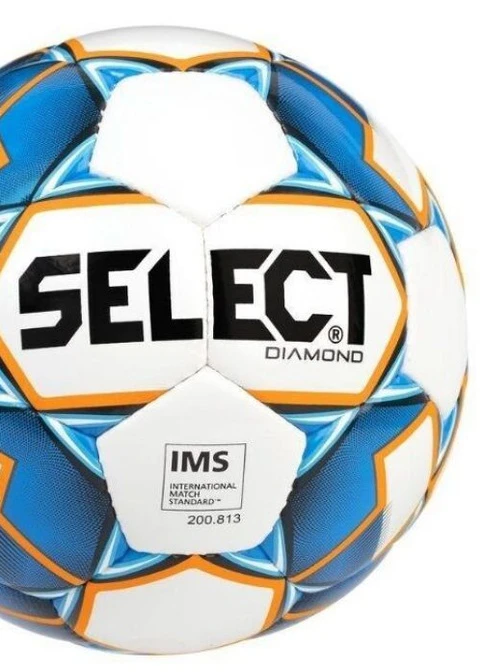 Футбольні М'яч Diamond IMS White-Blue-Orange (5703543199433) футбольний Select (226698706)