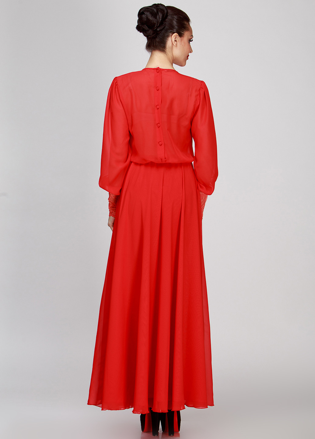 Красное вечернее платье Fifi Lakres