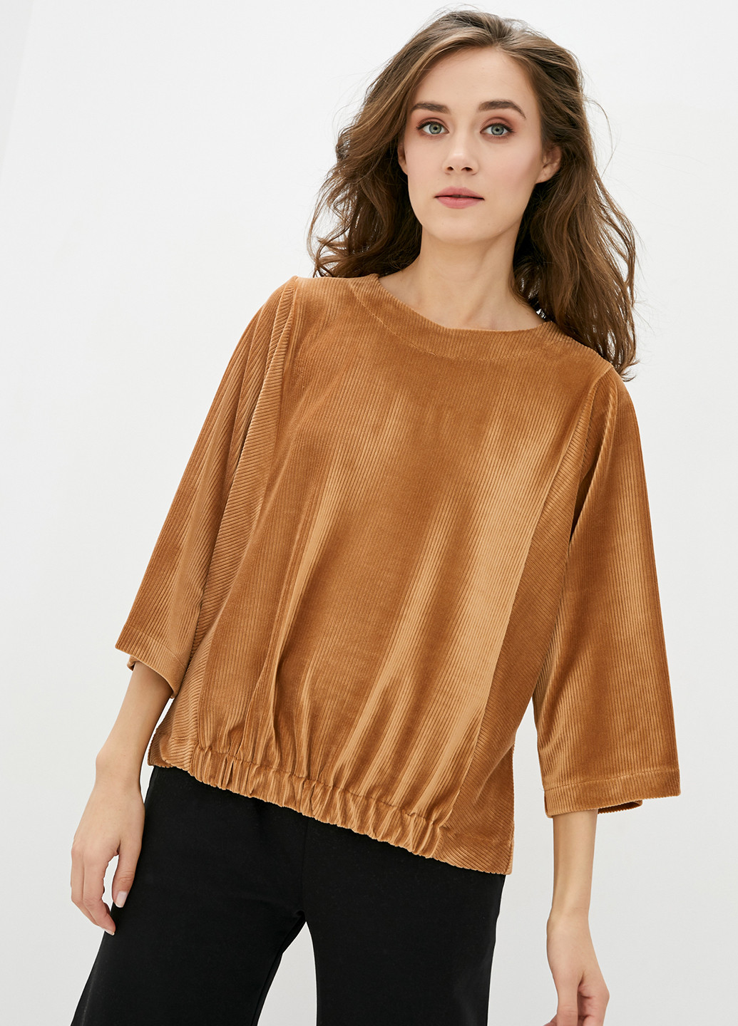 Коричнева блуза Silence