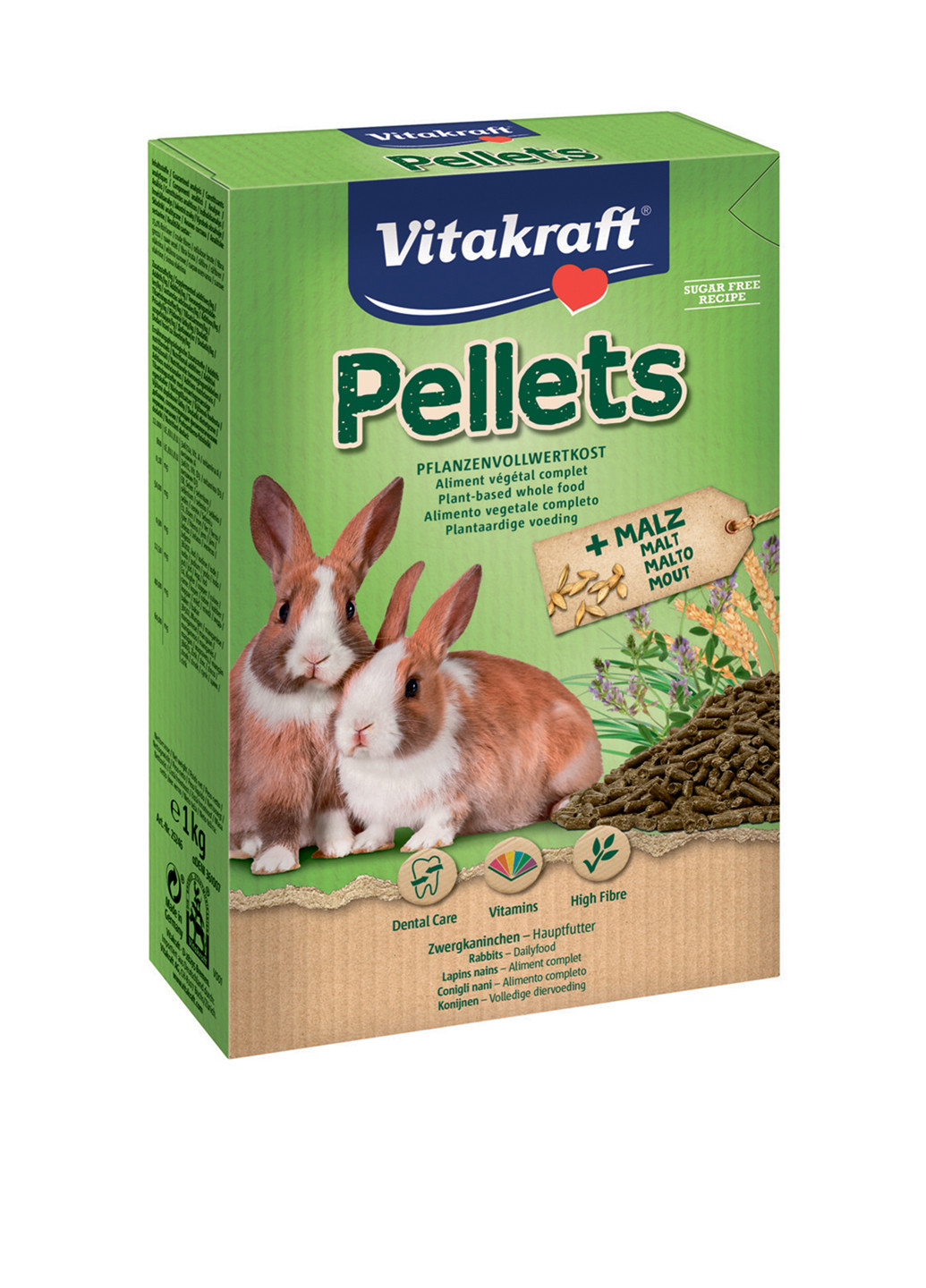 Корм для кроликов PELLETS, 1 кг Vitakraft (142042195)