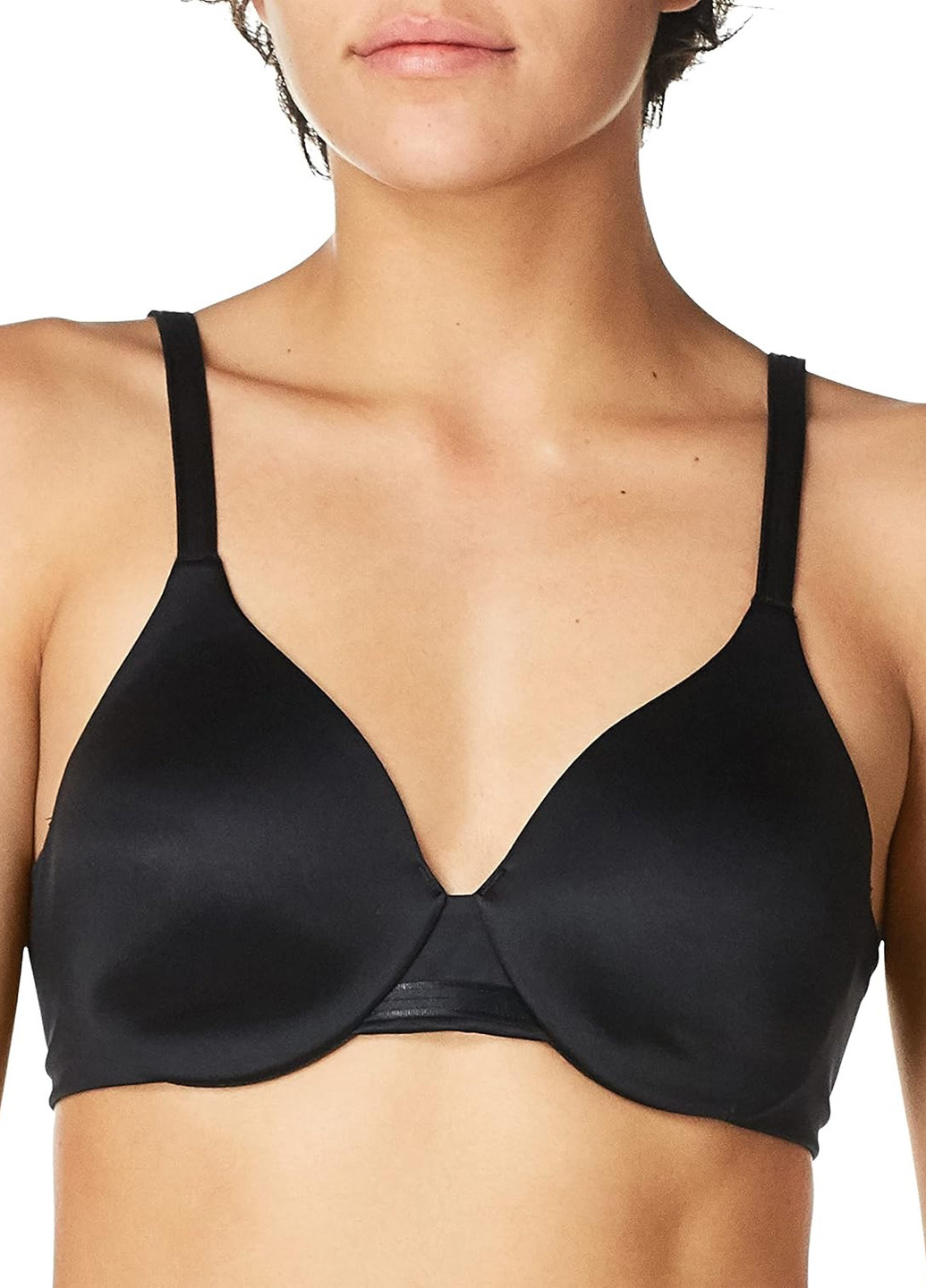 Чорний бралетт бюстгальтер Bali з кісточками нейлон