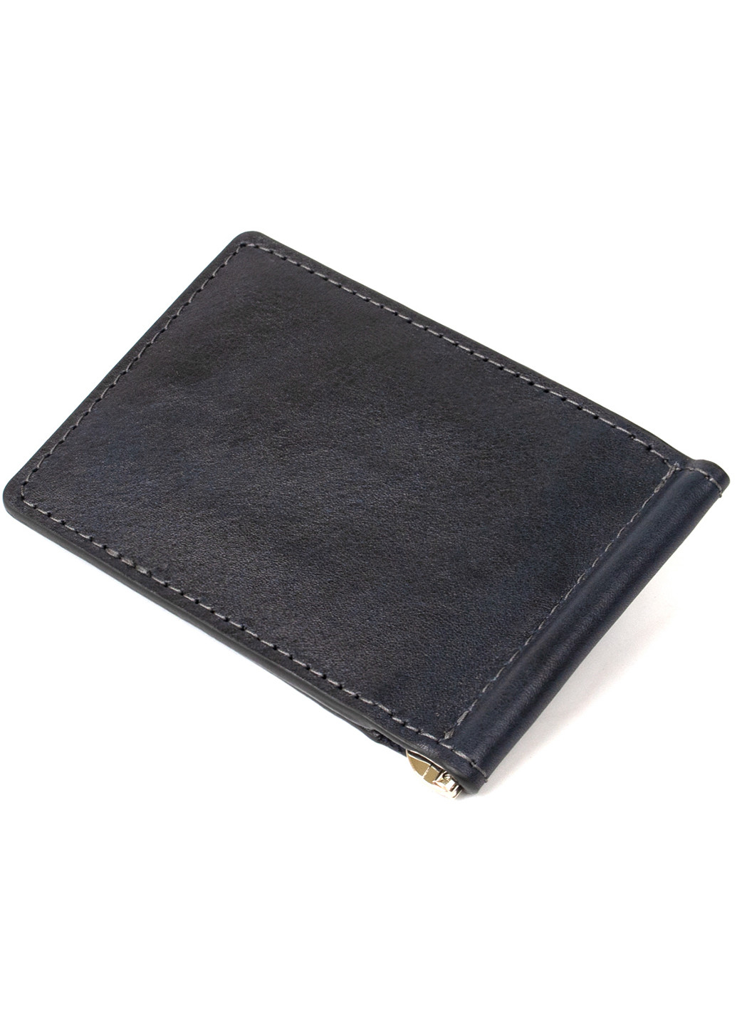 Чоловік шкіряний затиск для грошей 12х8х0,7 см Grande Pelle (250097138)