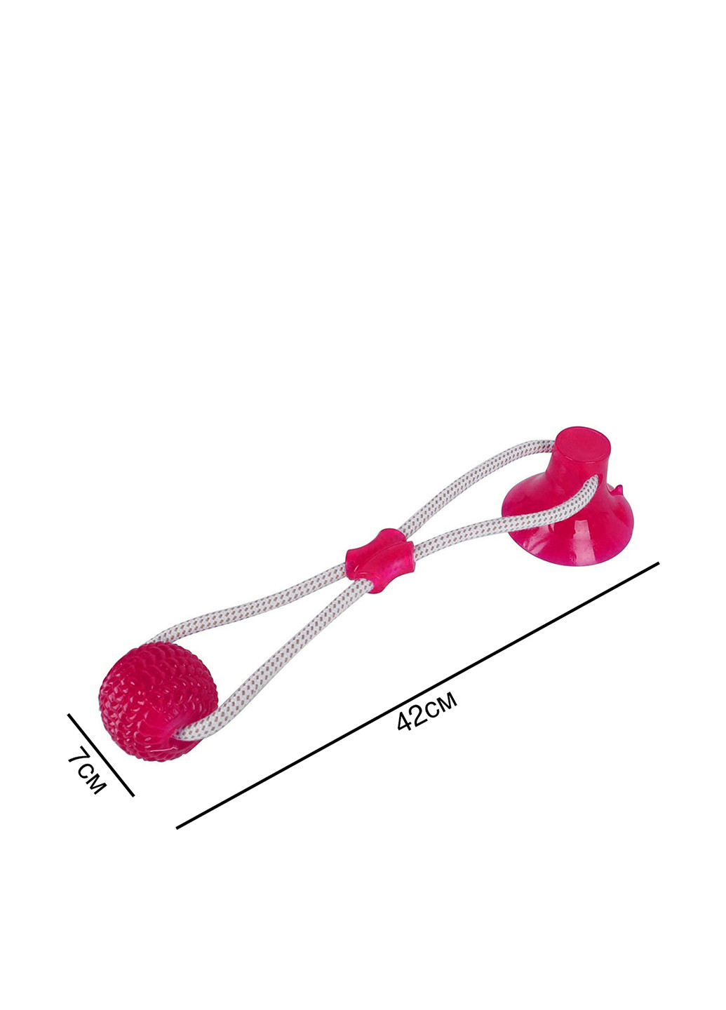 Игрушка, 40х10см HMD однотонная розовая