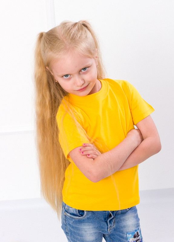 Оранжевая летняя футболка детская Носи своє 6021