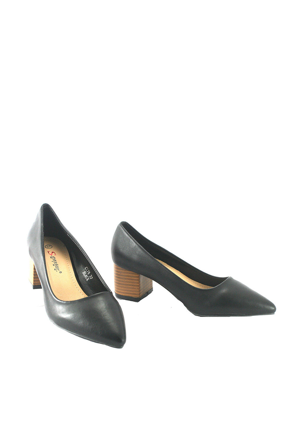 No Brand Туфли лодочки черный з искусственная кожа, — демисезон (347654252)